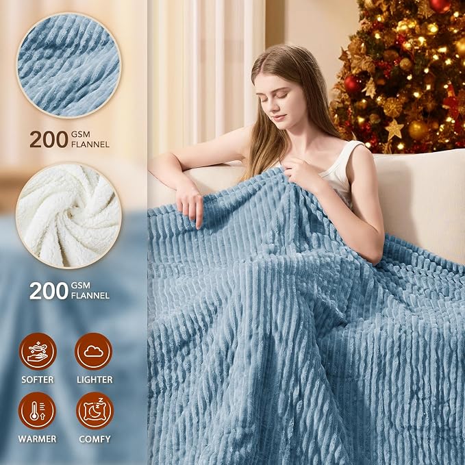 Homemate Heated Blanket Electric Throw - Image 2