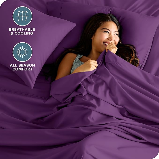 Bare Home Split King Sheet Set - Image 4