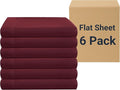 ZPECC Bulk Flat Sheets Only Twin Size 6 Pack, Easy Sort Top Bed Sheet by by ZPECC-ABrandThatHasBeenFocusedOnBabyProductsFor18Years