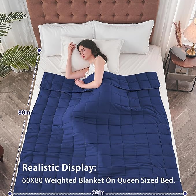 yescool Weighted Blanket for Adults Cooling Heavy Blanket for Sleeping Perfect - Image 2