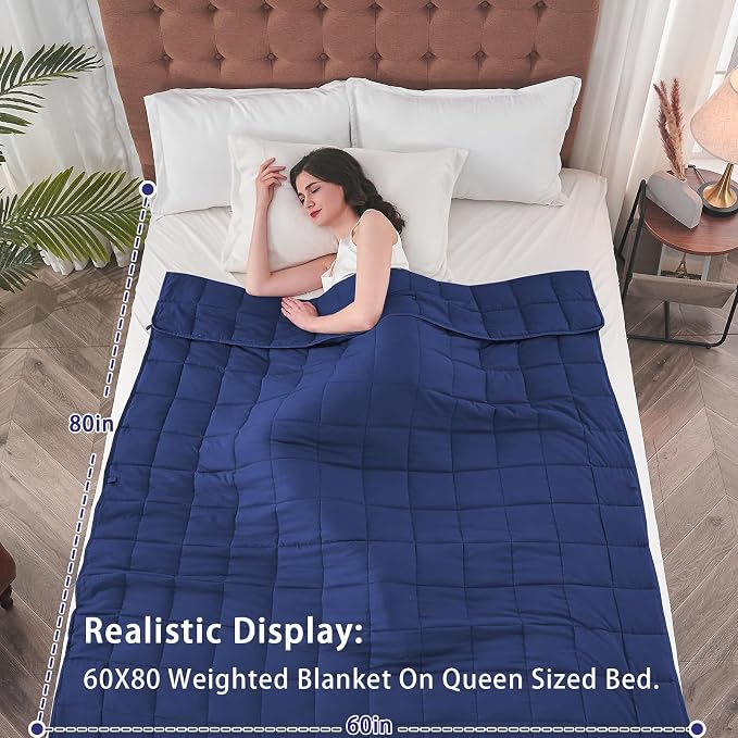 yescool Weighted Blanket for Adults Cooling Heavy Blanket for Sleeping Perfect - Image 2