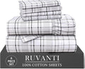RUVANTI 6 Pcs Cotton Sheets by Ruvanti