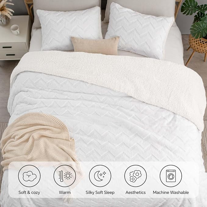 BEDELITE Fluffy Queen Comforter Set - Image 6