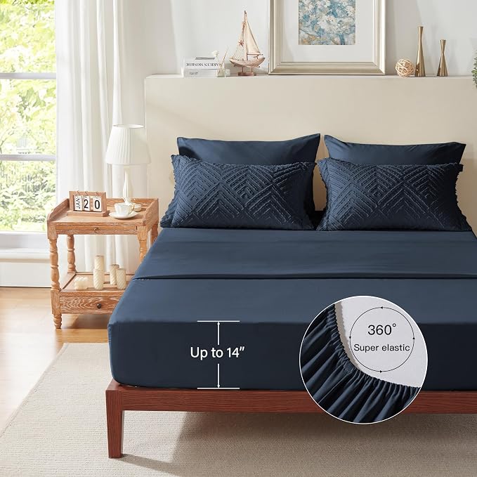 Zzlpp King Comforter Set 7 Pieces, All Season Boho Bedding Sets - Image 7