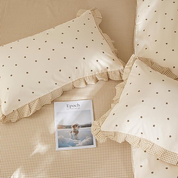 mixinni Floral Duvet Cover Set King Size – 100% Cotton 3-Piece Bedding Set - Image 6
