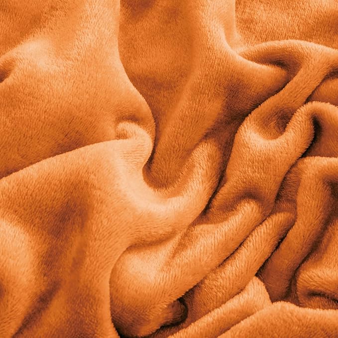 BEDELITE Flannel Sheets Queen Size Burnt Orange - Image 5