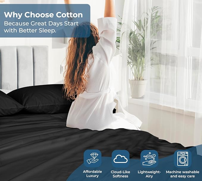 Royale Linens 100% Organic Cotton Twin Flat Sheet Only - Image 7