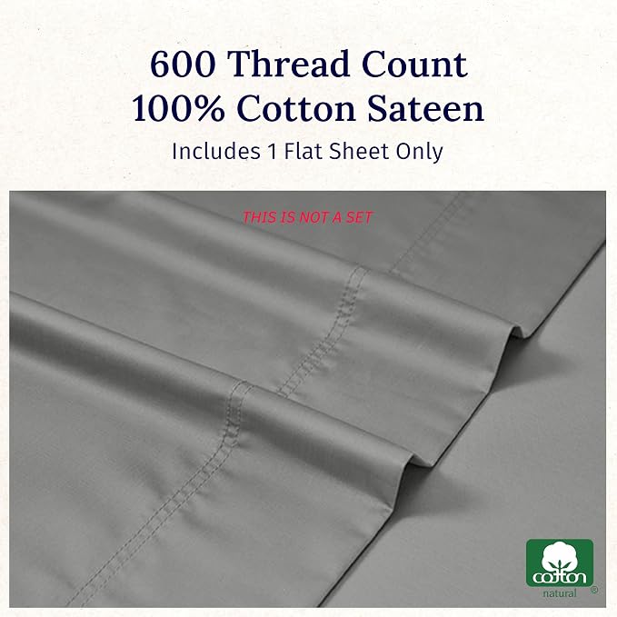 100% Cotton Flat Sheet - Image 5