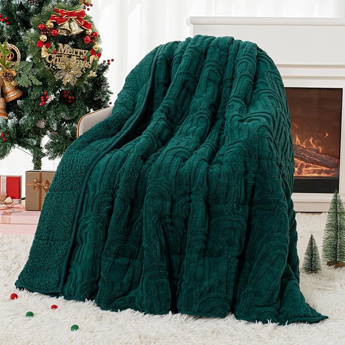 Cottonblue Jacquard Weighted Blanket - Image 9