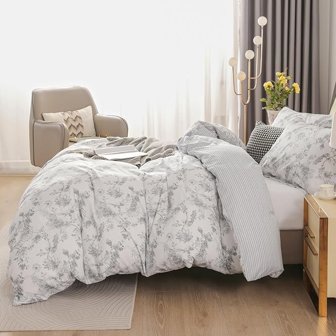 OAITE Duvet Cover Set, 100% Cotton Comforter Cover - Image 4
