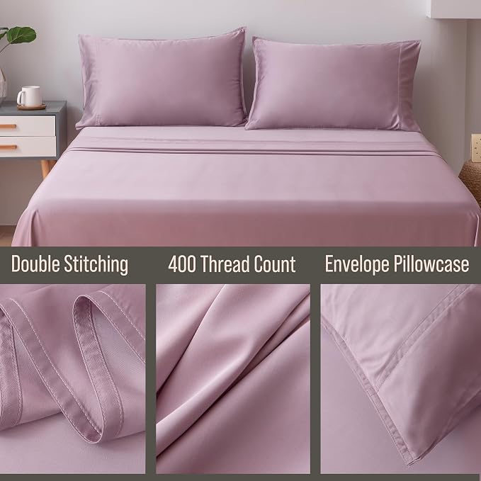 BELLA COTERIE | Luxury Bamboo Viscose Standard Size Pillowcase Set | 100% - Image 3