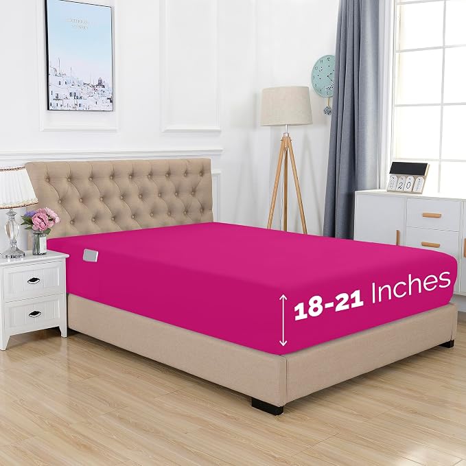Elegant Comfort 1500 Premium Hotel Quality 18-21 Inches Deep by ELEGANTCOMFORT