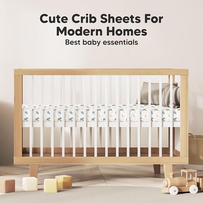 KeaBabies 2-Pack Organic Crib Sheets - Image 8