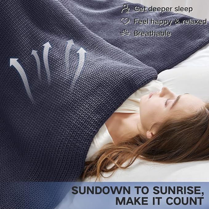Guohaoi Knitted Weighted Blanket - Image 6