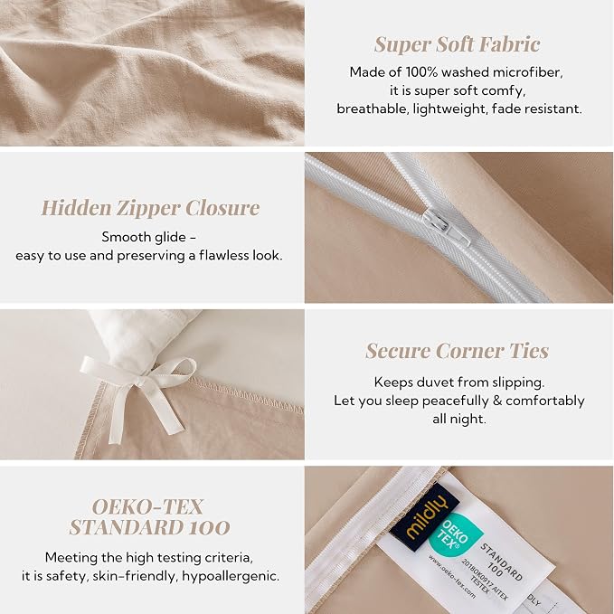 MILDLY Super Soft Duvet Cover 2pcs - Image 5