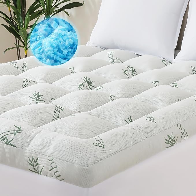 ELNIDO QUEEN® 3 Inch Memory Foam Mattress Topper King Size by ELNIDOQUEEN
