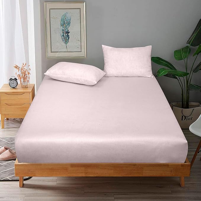ROYALE LINENS 300 Thread Count 100% Long Staple Combed Cotton Fitted Sheet Twin - Image 9