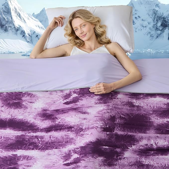 Cooling Blanket Throw Size for Hot Sleepers Ultra Lightweight & Breathable by Unknown