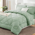 CozyLux Full Size Comforter Sets Sage Green by CozyLux