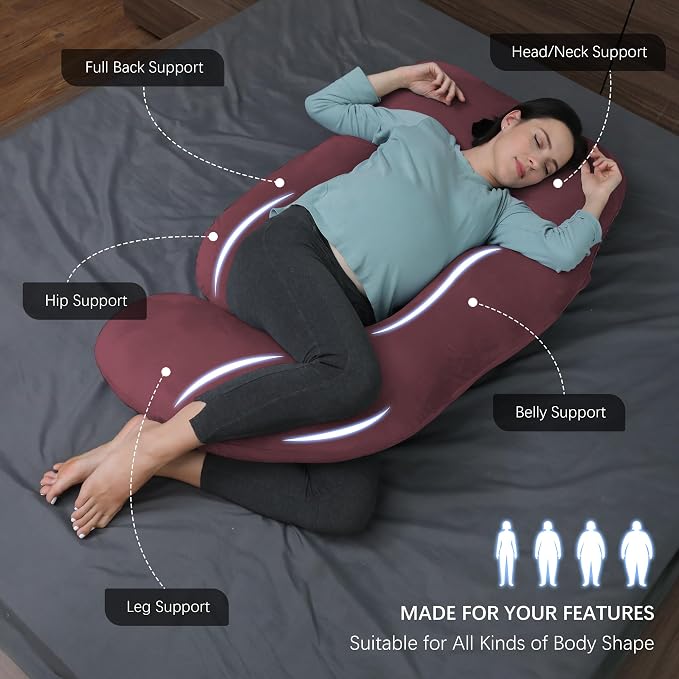 MOON PARK Pregnancy Pillows for Sleeping - Image 2