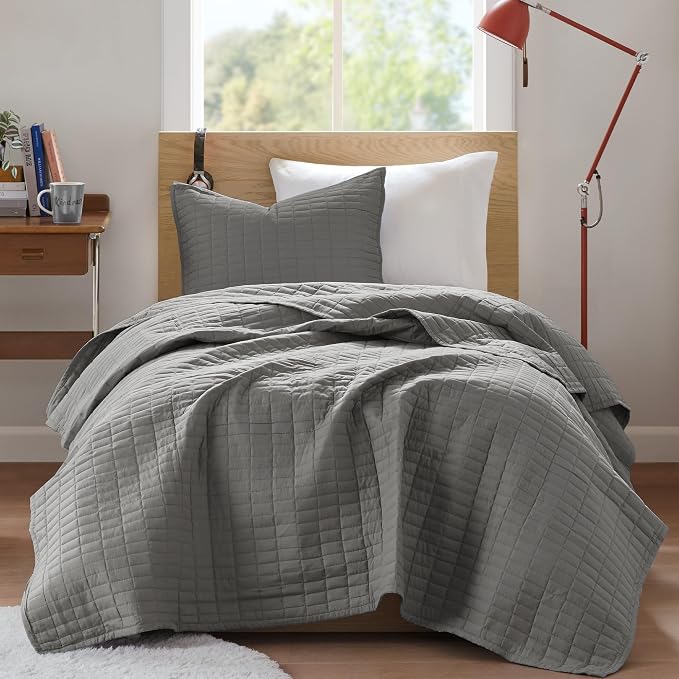 Comfort Spaces Kienna Quilt Set- Double Sided Stitching Design Summer Blanket - Image 2
