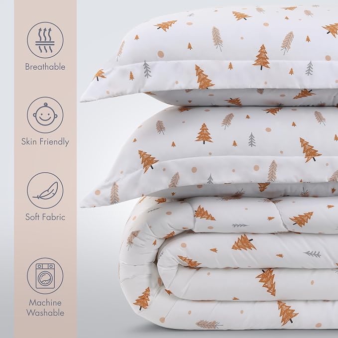 Utopia Bedding Pine Tree Kids Comforter Set - Image 2