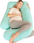 Cute Castle Cooling Cover Pregnancy Pillows, Soft U-Shape Maternity Pillow by Cute+Castle