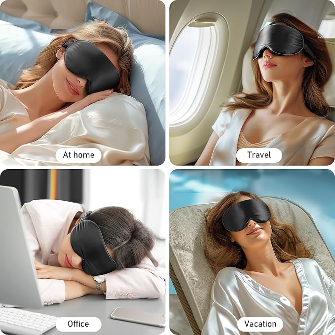 LitBear 100% 22 Momme Mulberry Silk Sleep Mask - Image 7