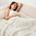 Wemore Weighted Blanket for Adults Twin Size 15 lbs, Dual Sided Soft Fuzzy by WemoreDirect