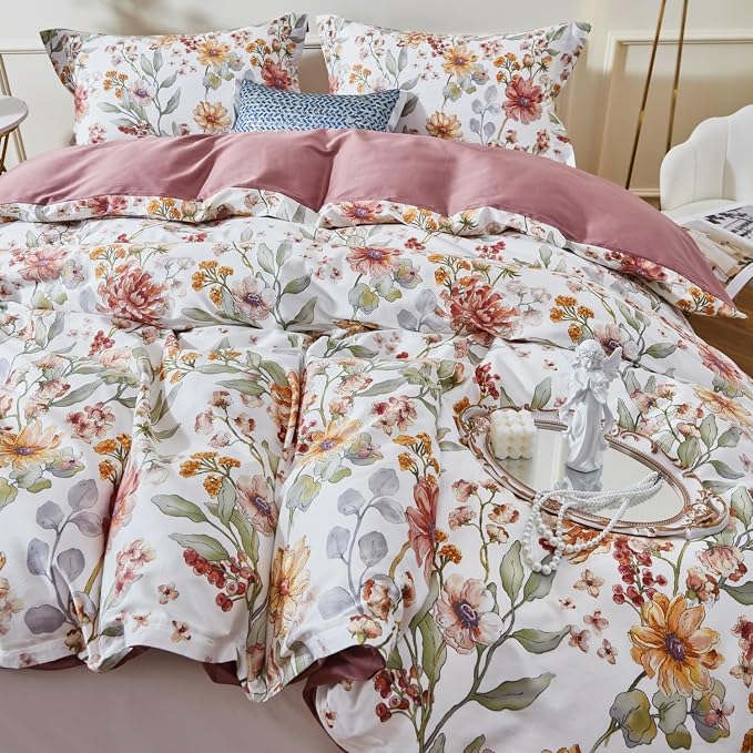 OAITE Duvet Cover Set, 100% Cotton Comforter Cover - Image 2