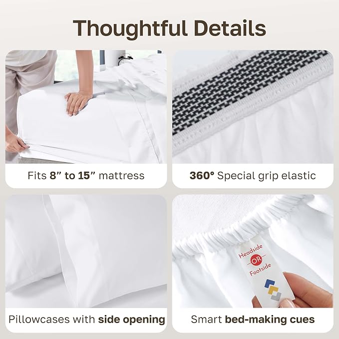 California Design Den Split King Sheets Sets - Image 5