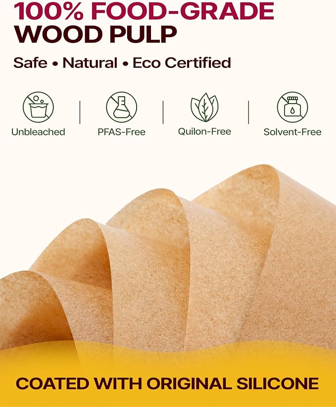 Katbite Parchment Paper Sheets Heavy Duty, 16x24 Inches 200 PCS Precut Baking - Image 4