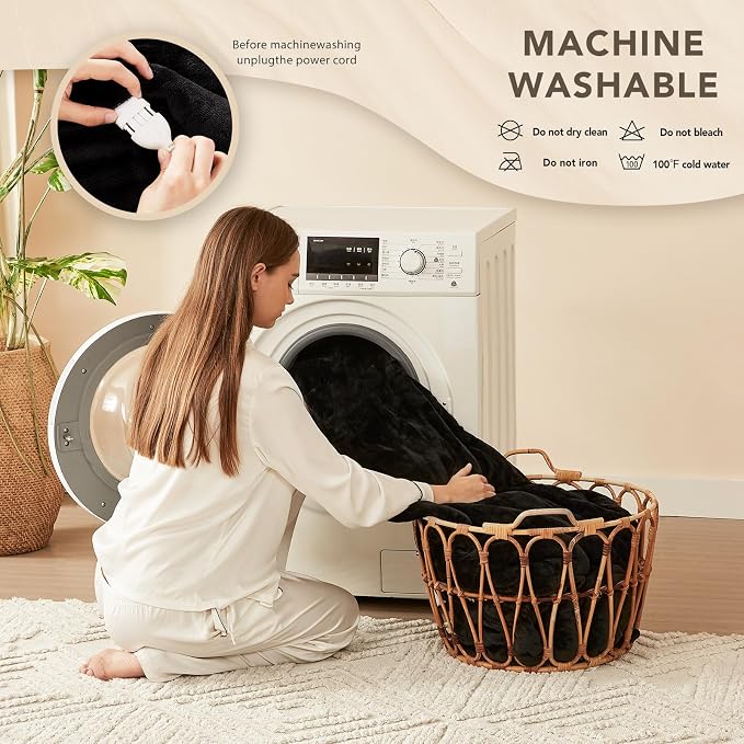 Homemate Heated Electric Blanket Queen Size - Image 7