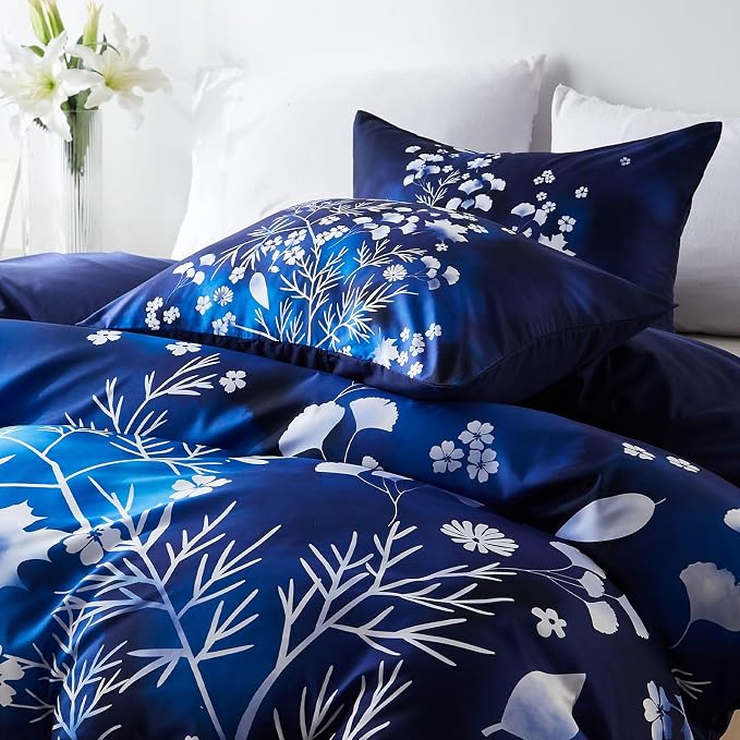 Cupocupa Duvet Cover King Size Set Boho Floral Pattern King Duvet Cover Set - Image 4