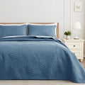 Exclusivo Mezcla Queen Quilt Bedding Set, Lightweight Bluish Grey Quilts Queen by ExclusivoMezcla