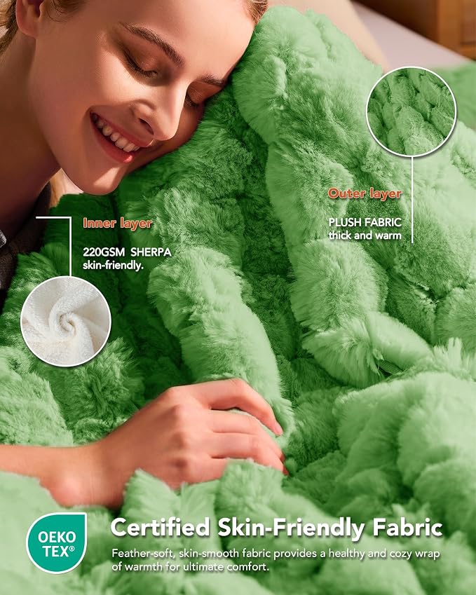 Homemate Electric Heated Throw Blanket - Image 5