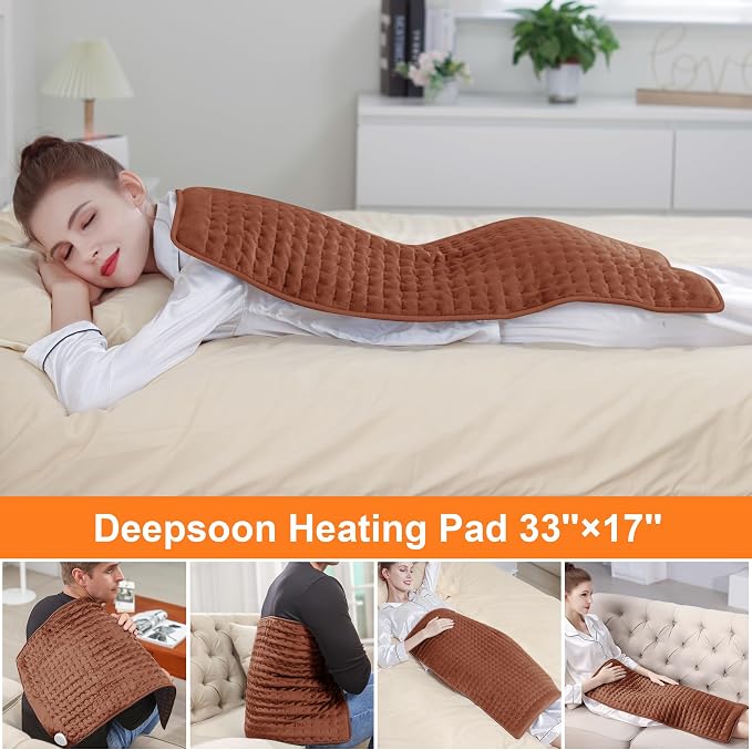 Deepsoon Heating Pad, Electric Heating Pads - Image 2