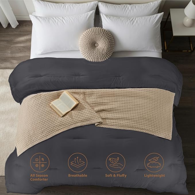 Utopia Bedding Comforters Queen Size, All Season Duvet Insert, Down Alternative - Image 6