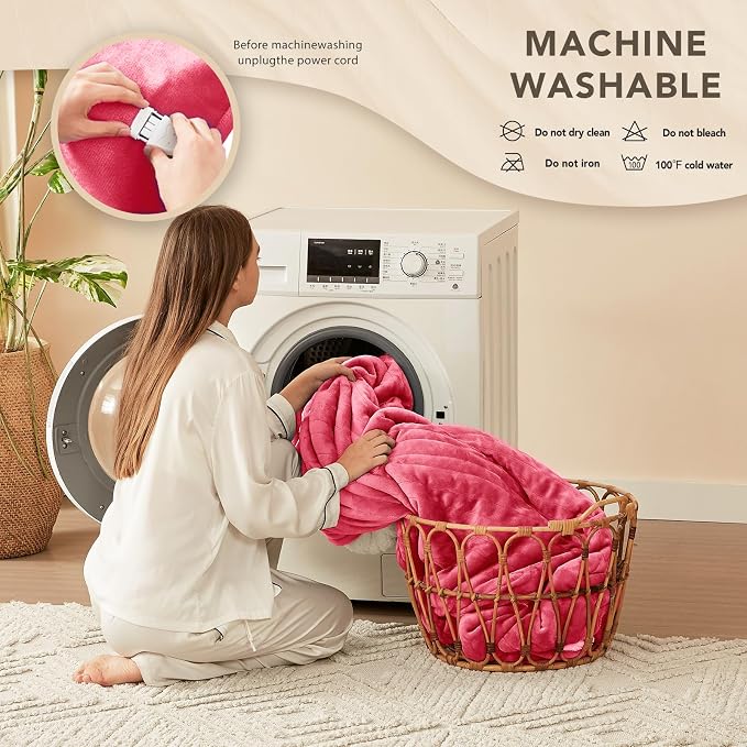 Homemate Electric Heated Blanket Queen - Image 7