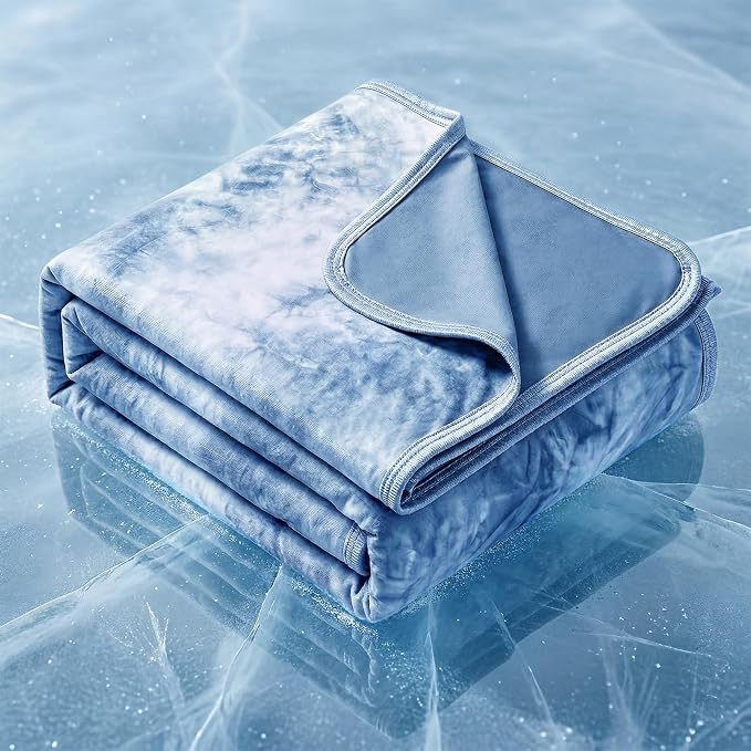 Topcee Cooling Throw Blanket for Hot Sleepers, Arc-Chill Q-Max >0.5 Cool Fiber by Topcee%E2%80%94ForYourGoodSleep