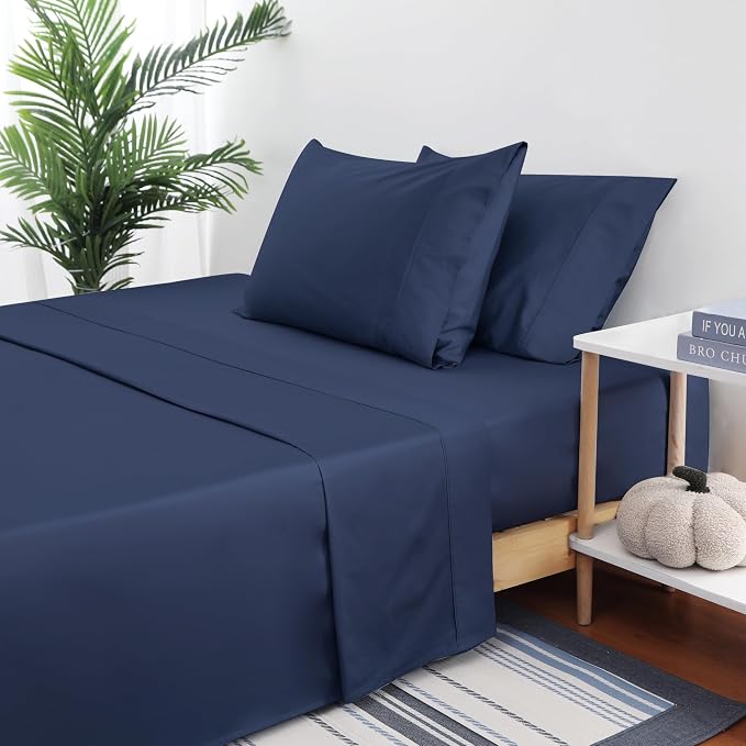 Flat Sheet Only Full Size, 400 TC 100% Egyptian Cotton Flat Sheet - Image 4