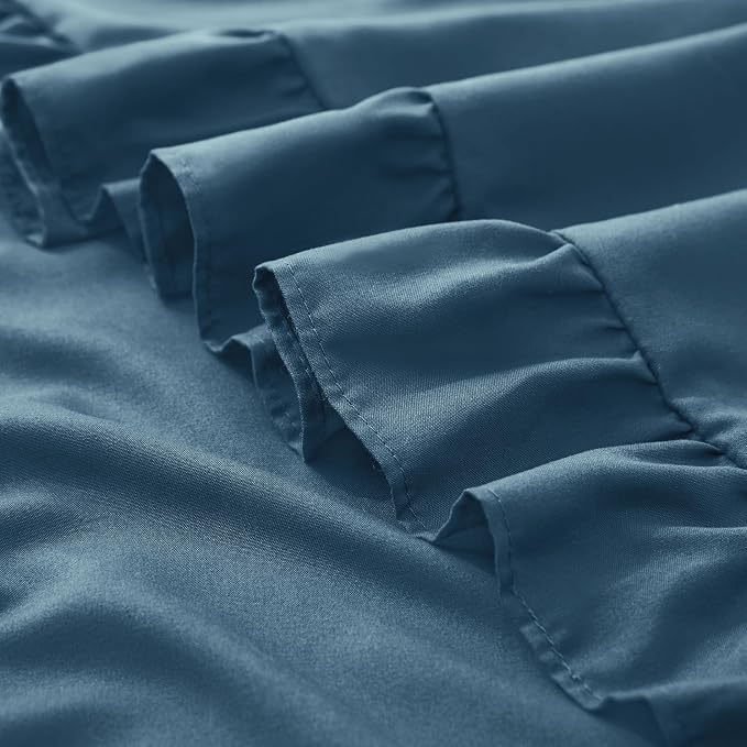 KKJIAF Ruffle Pillow Cases Standard Size Set of 2, Ruffled Pillow Covers - Image 6