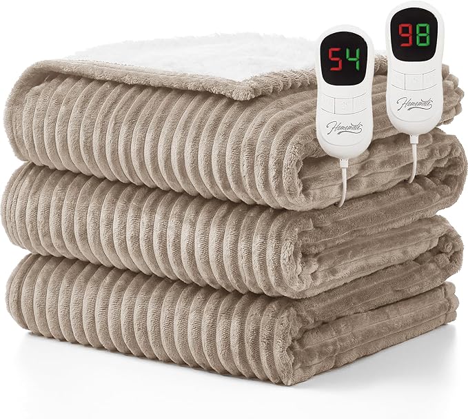 Homemate Electric Heated Blanket Queen Size by Homemate