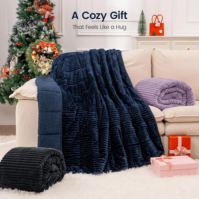 Sherpa Fleece Weighted Blanket - Image 8