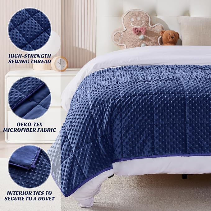 anfie Weighted Blanket Kids Weighted Blanket Cooling Blanket - Image 5