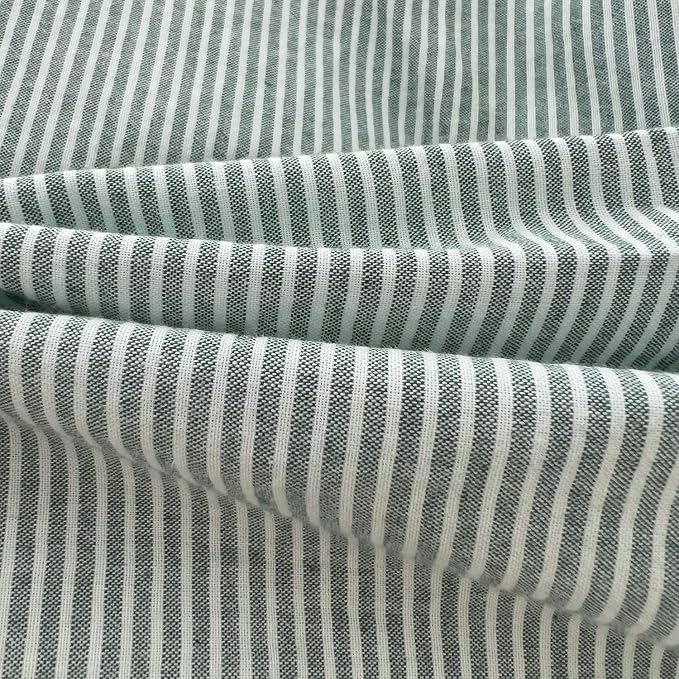 mixinni Green Striped Duvet Cover Twin Size - Image 9