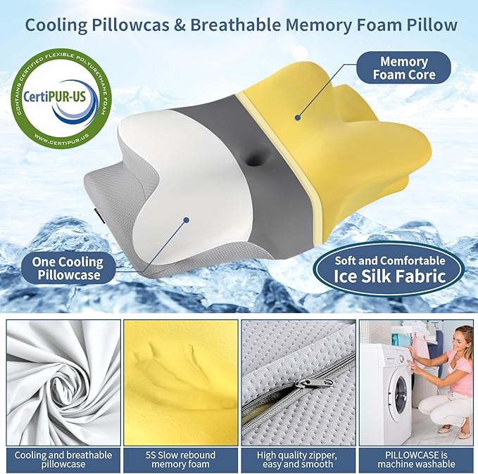 Cervical Neck Pillow for Pain Relief - Image 2