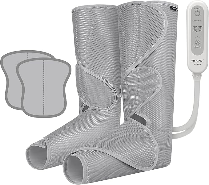 FIT KING Air Compression Leg Massager, Pneumatic Compression Boots by FITKING