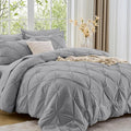 Sasttie Twin XL Comforter Set, 5-Piece Bed in a Bag, Pintuck Bedding Sets by SASTTIE