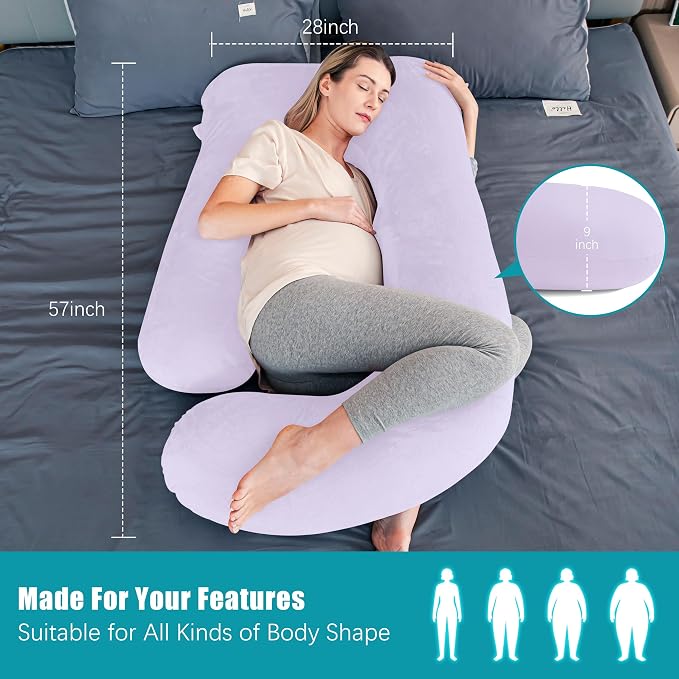 Cute Castle Pregnancy Pillows, Soft U-Shape Maternity Pillow - Image 3